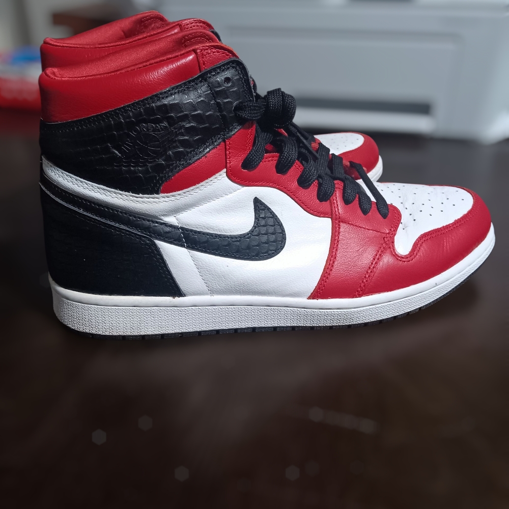 Nike Red, Black, and White Sneakers